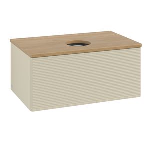 Wastafelonderkast Antao 800x360x500mm S.Grey Matt Lacquer K30111HJ