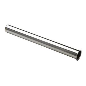 Verlengde duikpijp 300mm chroom m. flens