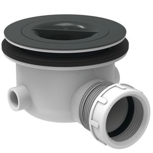 Douchebaksifon Ultra Flat Solid z.kap v. 90mm gat