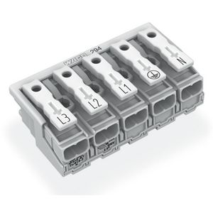 Kroonklem Drukknop extern wit 294-4095/5026-000 VVE=250