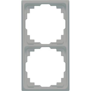 Afdekraam grijs v.wandgoot 2-voudig CD500