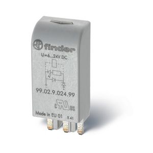 Overspanningsbegrenzer 90.02 LED+Diode 24V DC