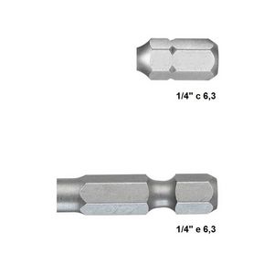 Schroefbit adapter 50mm 4-kant 1/2" kogel