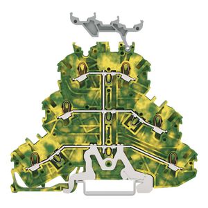 3-etageklem 6-voudige aardklem 1mm² groen-geel VVE=40