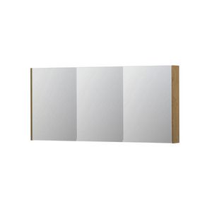 INK SPK2 Spiegelkast 3 dr Natur fineer 160x73