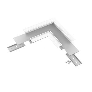 Profiel hoek 90° Prof 30-02 opbouw Wit