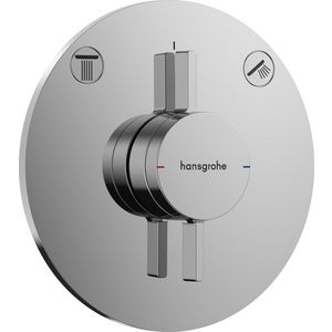DuoTurn S afbouwdeel tbv inbouwkraan voor 2 functies chroom