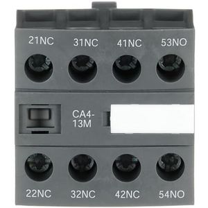 Hulpcontactblok frontmontage 4blok 1NO+3NC AF09 AF16