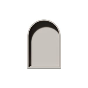 Inbouwnis BOX Arc 320x470x70mm kleur matt off-white