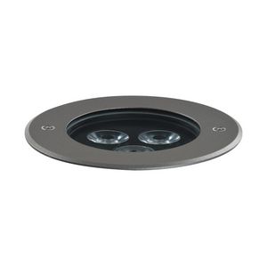 LED-Grondinbouwarmatuur 3000K 14W statisch asymm. gemiddelde