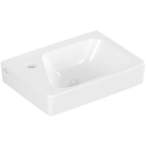 Fontein Architectura 360x265mm wit Alpin CeramicPlus kraangat links + overloop