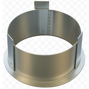 SIL3L Ø125mm flensbus / nisbus met lippen