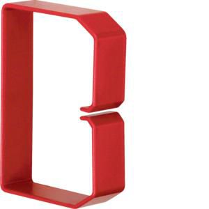Draadhouder voor kanaal halogeenvrij 75x100mm HNG rood