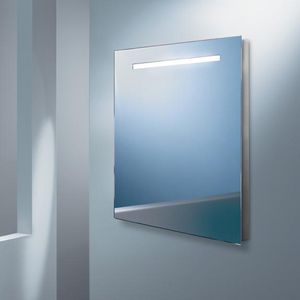 Uno LED spiegel 700x1200mm RVS mat kader 230V