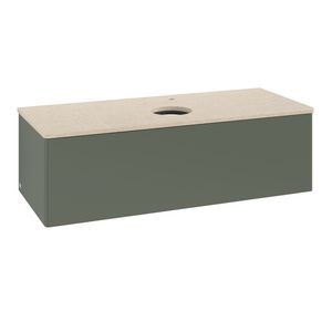 Wastafelonderkast Antao 1200x360x500mm L.Green Matt Lacquer K32053HL