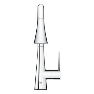 Zedra touch elec. keukenmengkraan c-uitloop chroom