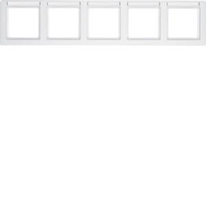 Afdekraam 5-v horizont. Tekstveld berker Q.1 polarwit