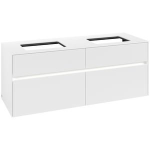 Wastafelonderkast Collaro 1400x548x500mm Wh.Matt C119B0MS