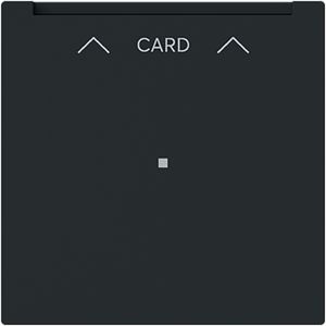 Centraalplaat voor card-schakelaar art-matzwart (1792 U-45M)