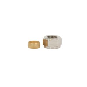 Klemkoppeling 1/2" x 15mm voor Compact-Mix