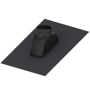 DX Doorvoerpan 205 Zwart