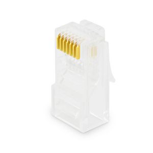 Kist a 25st. Connector 8p8c RJ45 rond massieve kabel