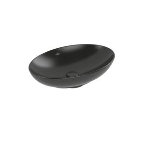 Opzetwastafel Loop Friends 560x380mm Pure Black CeramicPlus  4A4700R7
