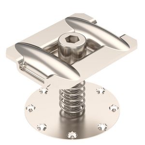 Middenklem met veer PV-montagesystemen 50x40x53 RVS 1 VVE=50