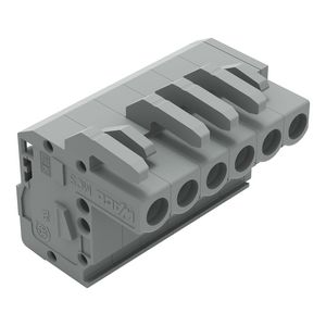 1-draads FE steker HA 2,5mm² grijs 232-106/026-000 VVE=50