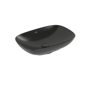 Opzetwastafel Loop Friends 560x380mm Pure Black CeramicPlus  4A4901R7