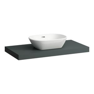 Wastafelblad LANI 100cm met uitsparing midden traffic grey