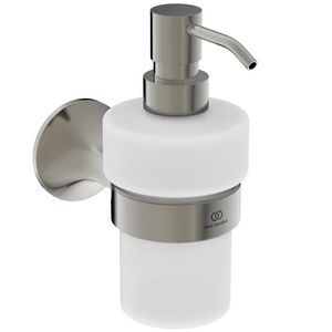 Zeep dispenser 75x160x164mm silver storm (rvs-look) La Dolce Vita