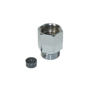 Waterdoseerventiel ProDos DW 6l/min. messing vernikkeld 3/8"bi.dr. x bu.dr.