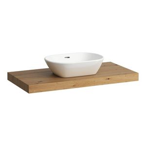 Wastafelblad LANI 100cm met uitsparing midden wild oak