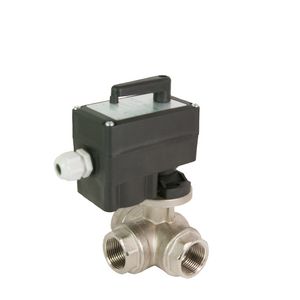 3-weg motorkogelkraan 1" 230V 1 hulpcont EA80R IP65