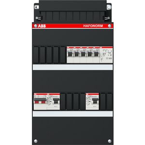 Installatiekast 5x achter 2x30mA + T + HS 1-f