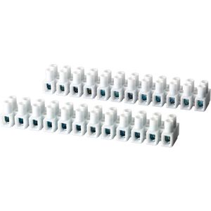 Kroonklemmenstrook 12p 0,5 t/m 4mm² wit VVE=50