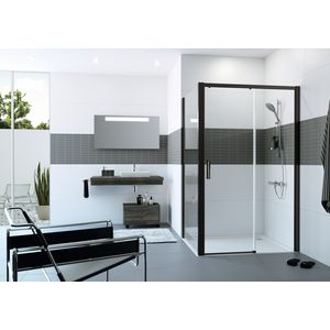 Zijw. v.schfd. Classics 2 EE 4H 885-910x2000mm BlckEd/hld AP