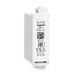 Module 2 relaisuitgang 5A/250V voor bronwissel