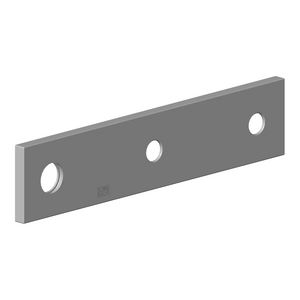 Rozet 255x55x8,5mm Platina gebors.