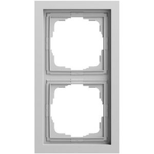 Afdekraam 2-v Gira F200 gris m(gel.)