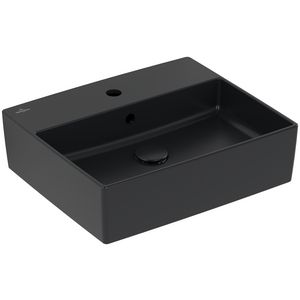 Opzetwastafel Memento 2.0 500x420mm Pure Black CeramicPlus  4A0750R7