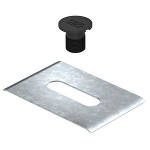 TrayFix Bevestiging voor draadgoot Ø20mm zwartz VVE=25