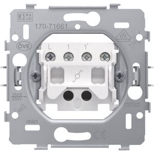 Sokkel wisselschakelaar/wisseltreksch.16AX/250Vac schroef