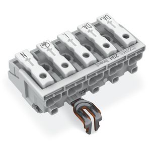 Kroonklem Drukknop extern Linect wit 294-8235 VVE=250