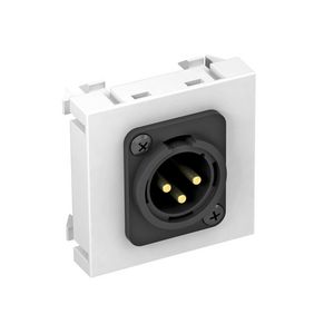 Multimediadrager XLR 3-ig schroefaansl. 45x45mm 6105258