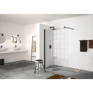 Zijw. Design P 4H 1190-1210x2000mm black edition hldr m.dwa