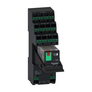 Harmony mini-relais 12A 2CO LED vergrendelknop push-i VVE=10