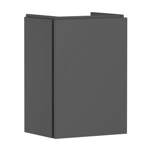 Badmeubel Xilesa E 430/330 fontein scharnier links Slate Matt Grey