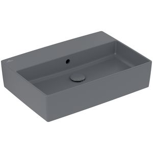 Opzetwastafel Memento 2.0 600x420mm Grafiet CeramicPlus  4A0762i4